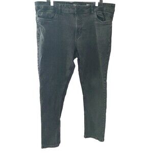 Kenneth Cole New York Men's Jeans Size 42×32 Black Slim Fit Please Read